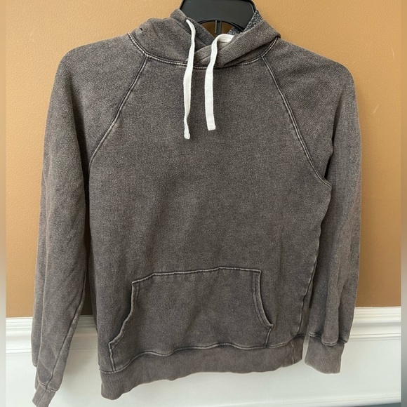 SO Tops - SO Women’s Grey Burnout Hoodie Sweatshirt Size Medium